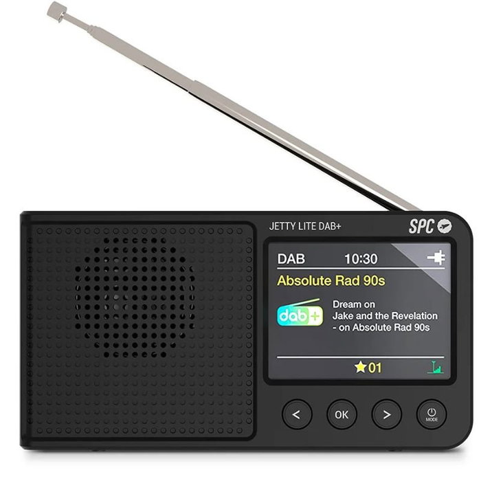 SPC Radio Portátil Jetty Lite DAB+ Negra SPC Radio Portátil Jetty Lite DAB+ Negra